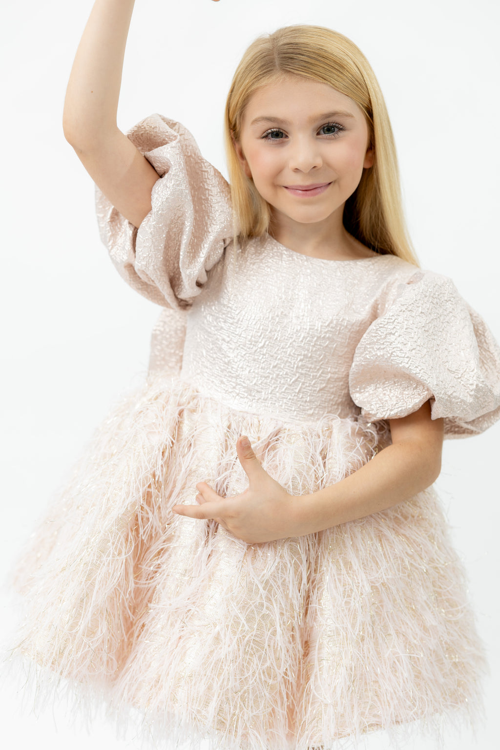NEW!!! Tina Mur Feathered Princess Dress