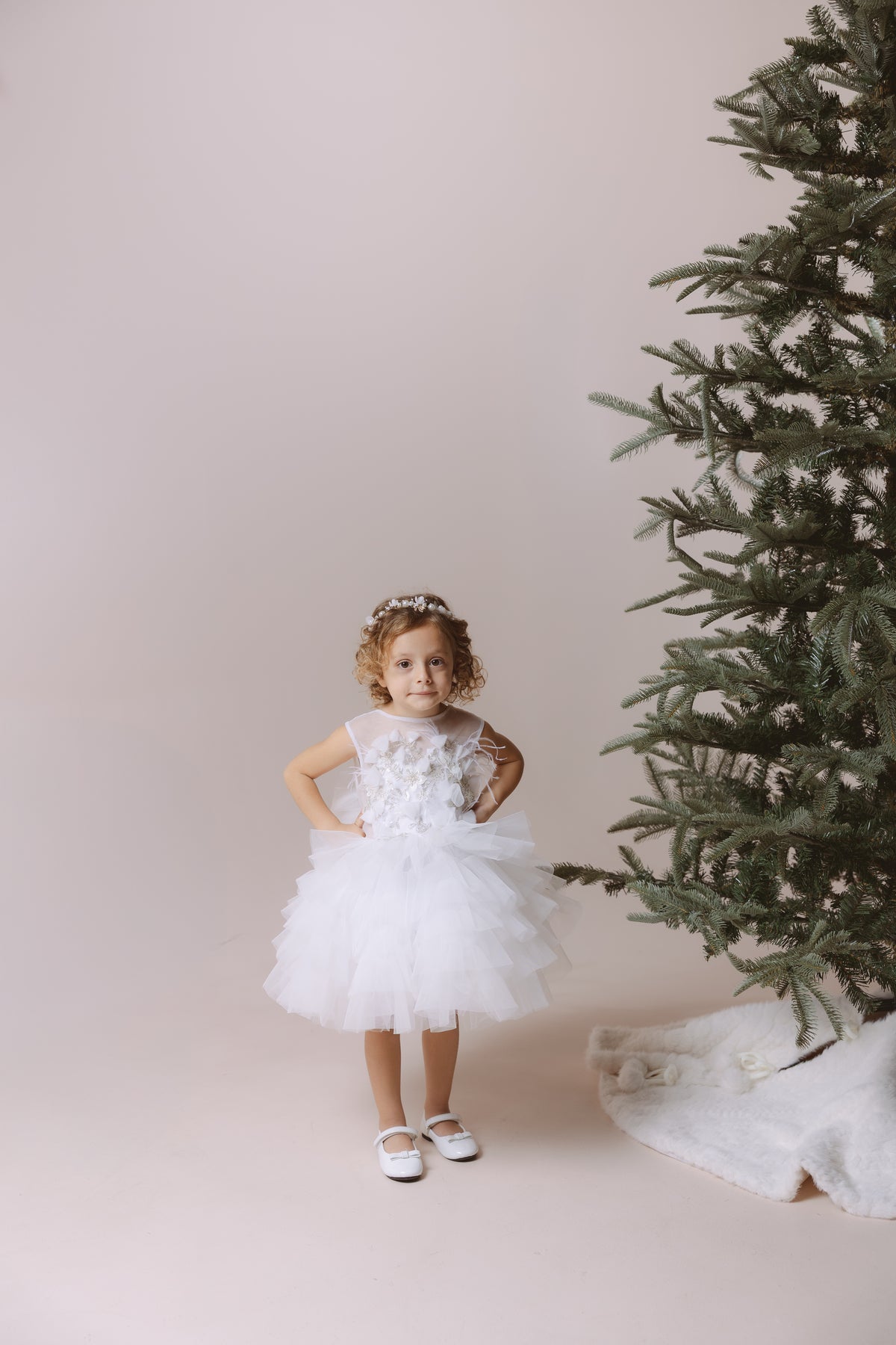 White Tulle Dress