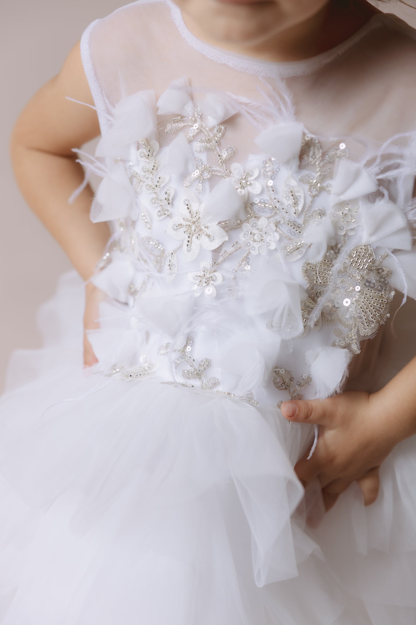 White Tulle Dress