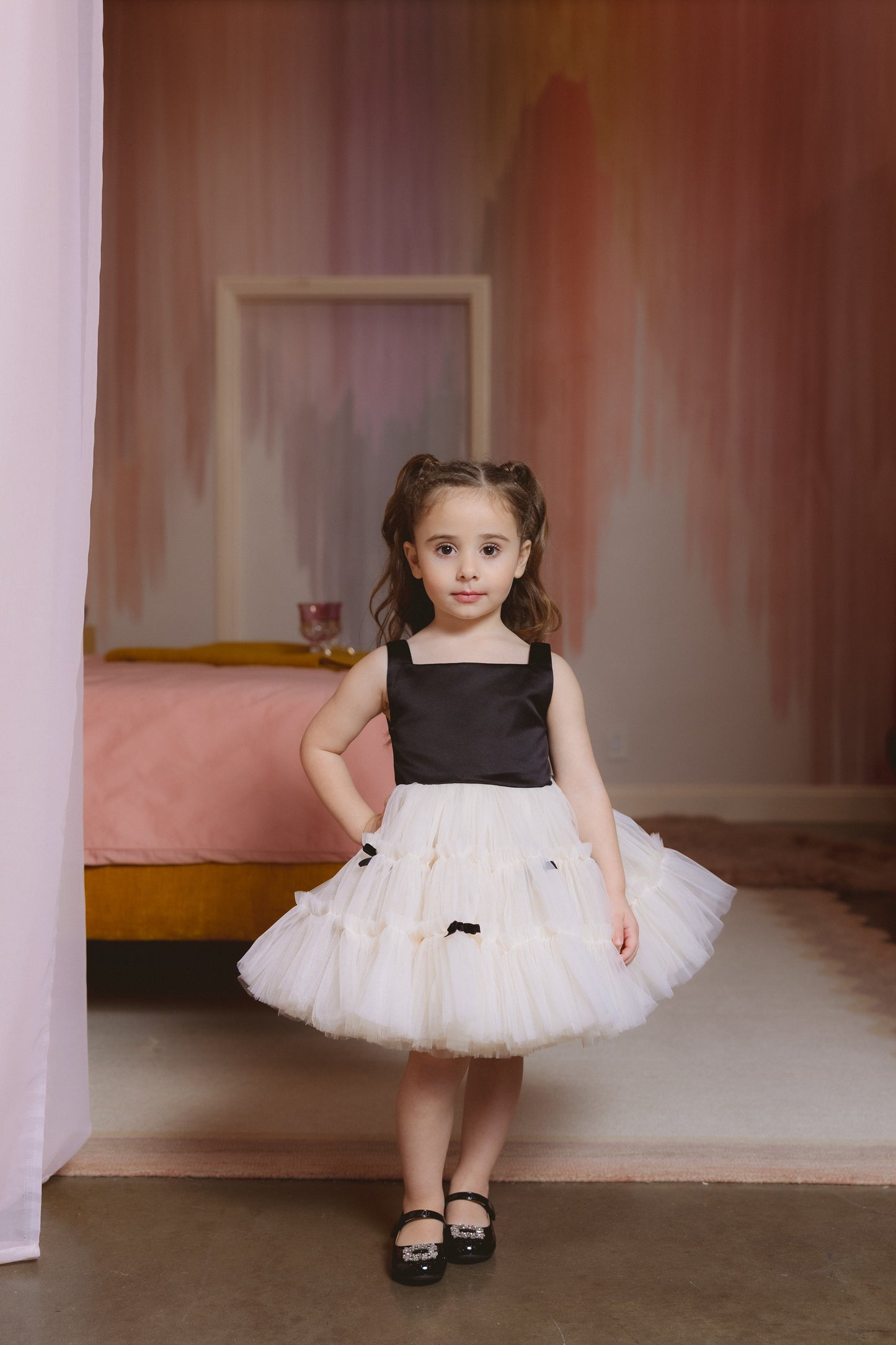 Tina Mur Ivory Ruffle Dress