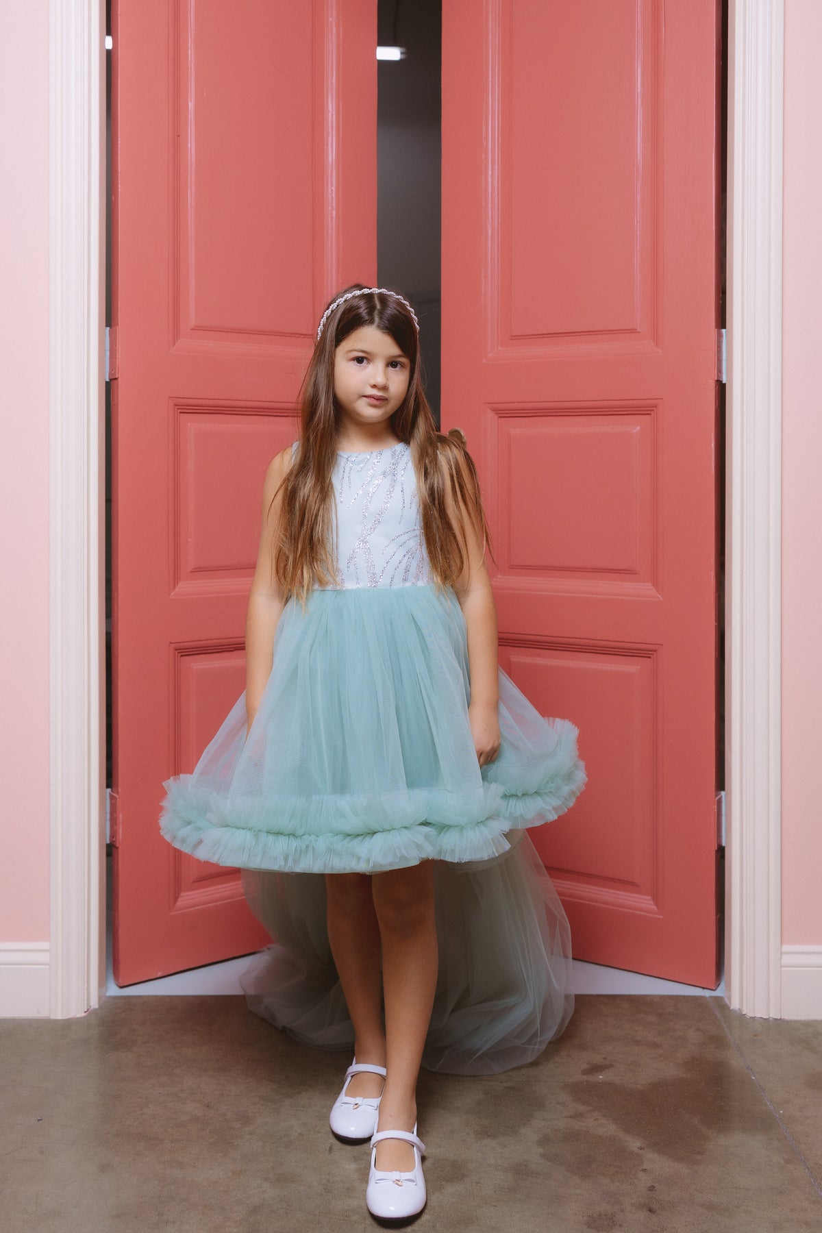Blue Tulle Dress