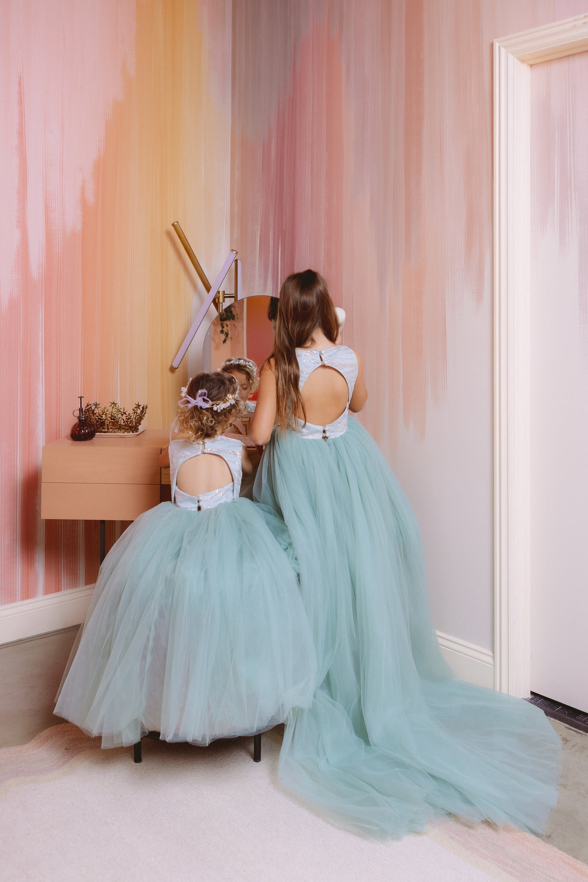 Blue Tulle Dress