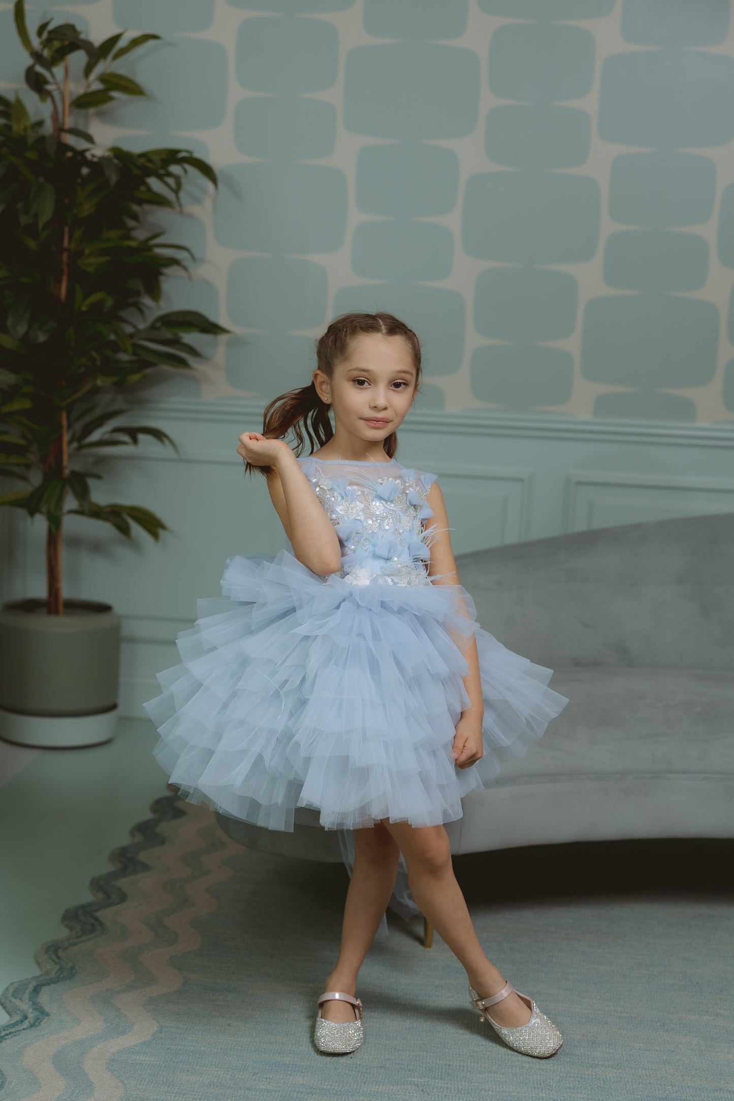Blue Tutu Dress