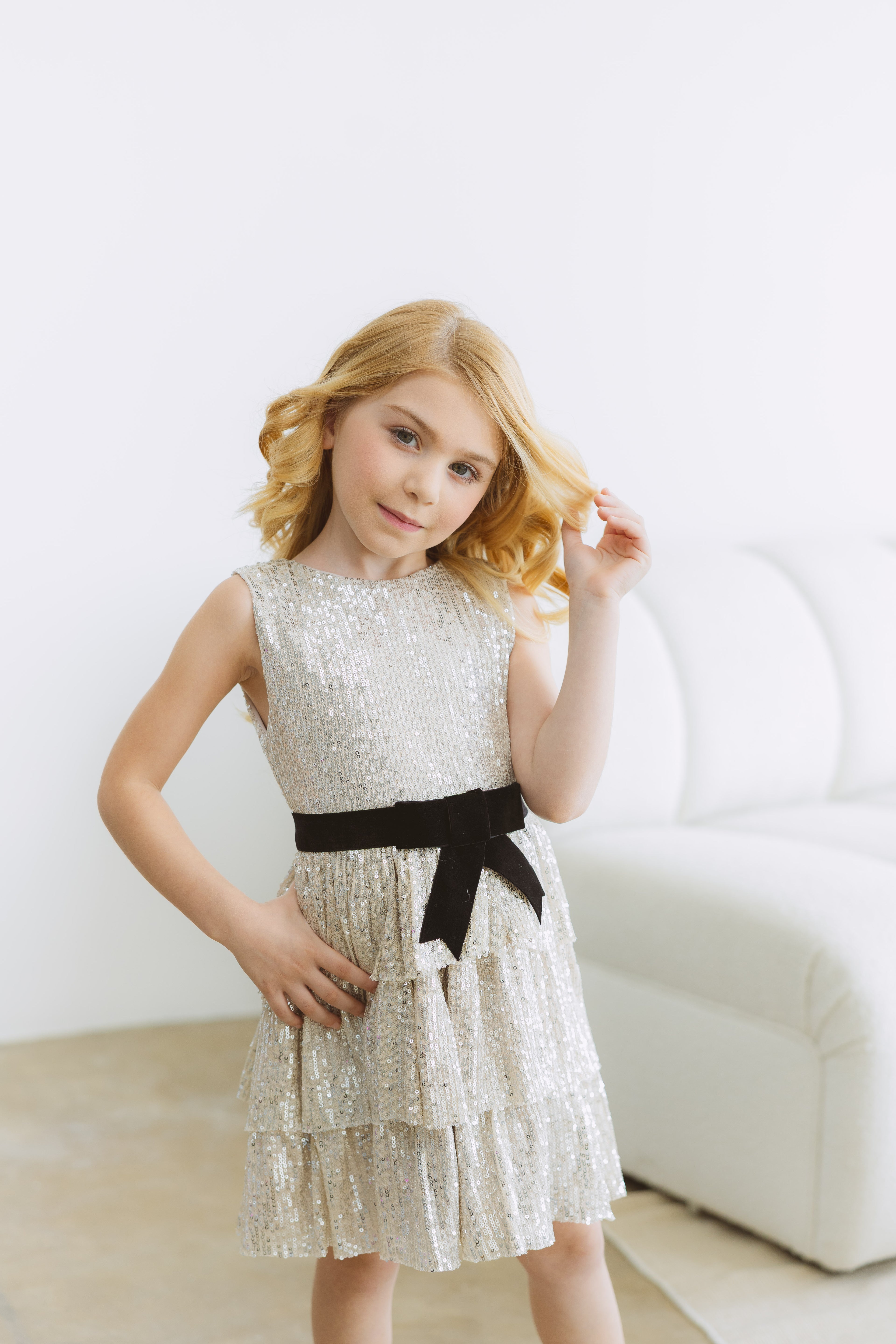 NEW!!! Tina Mur Gold Sparkly Dress