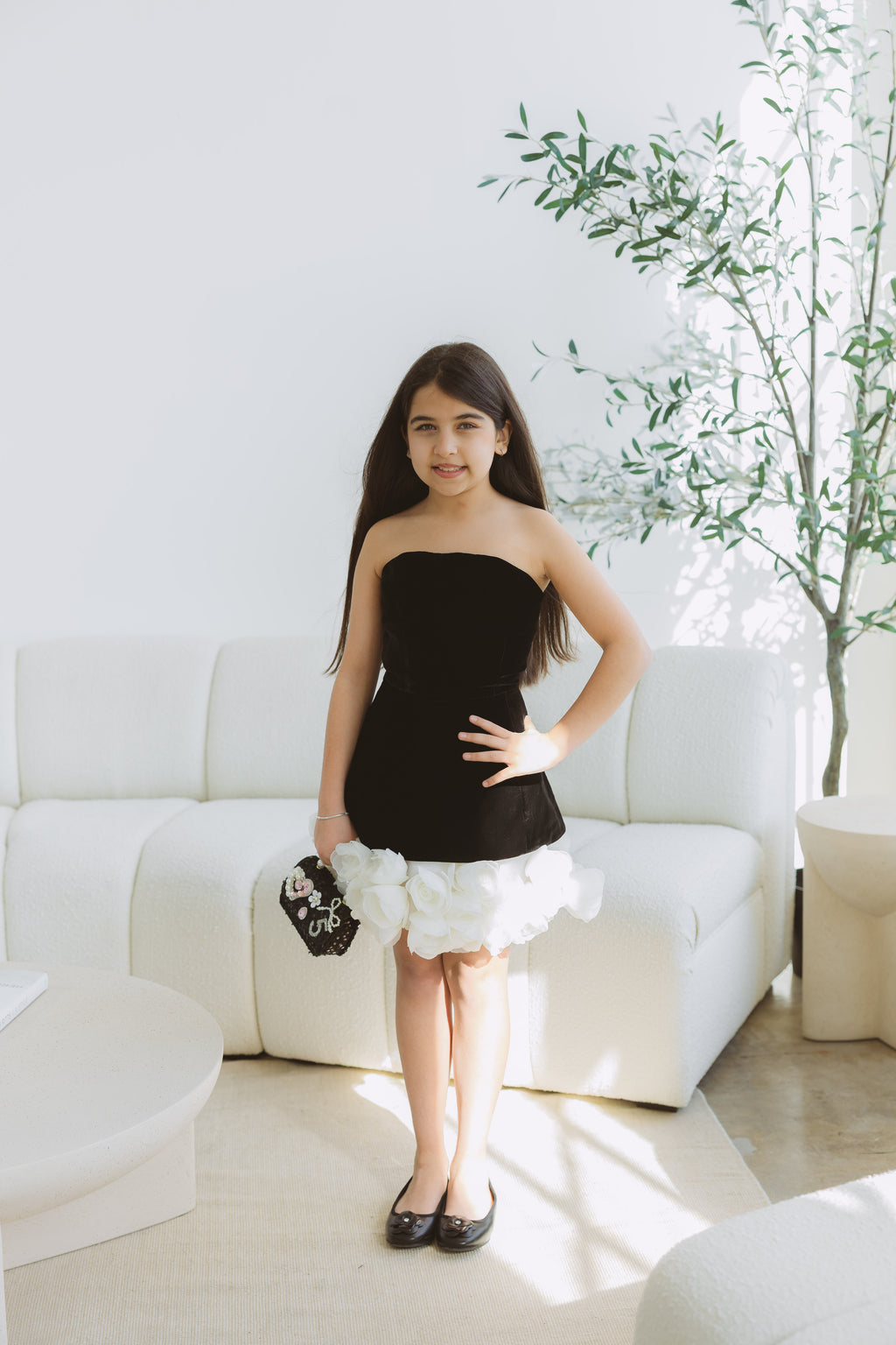 NEW!!! Tina Mur Little Black Rose Dress