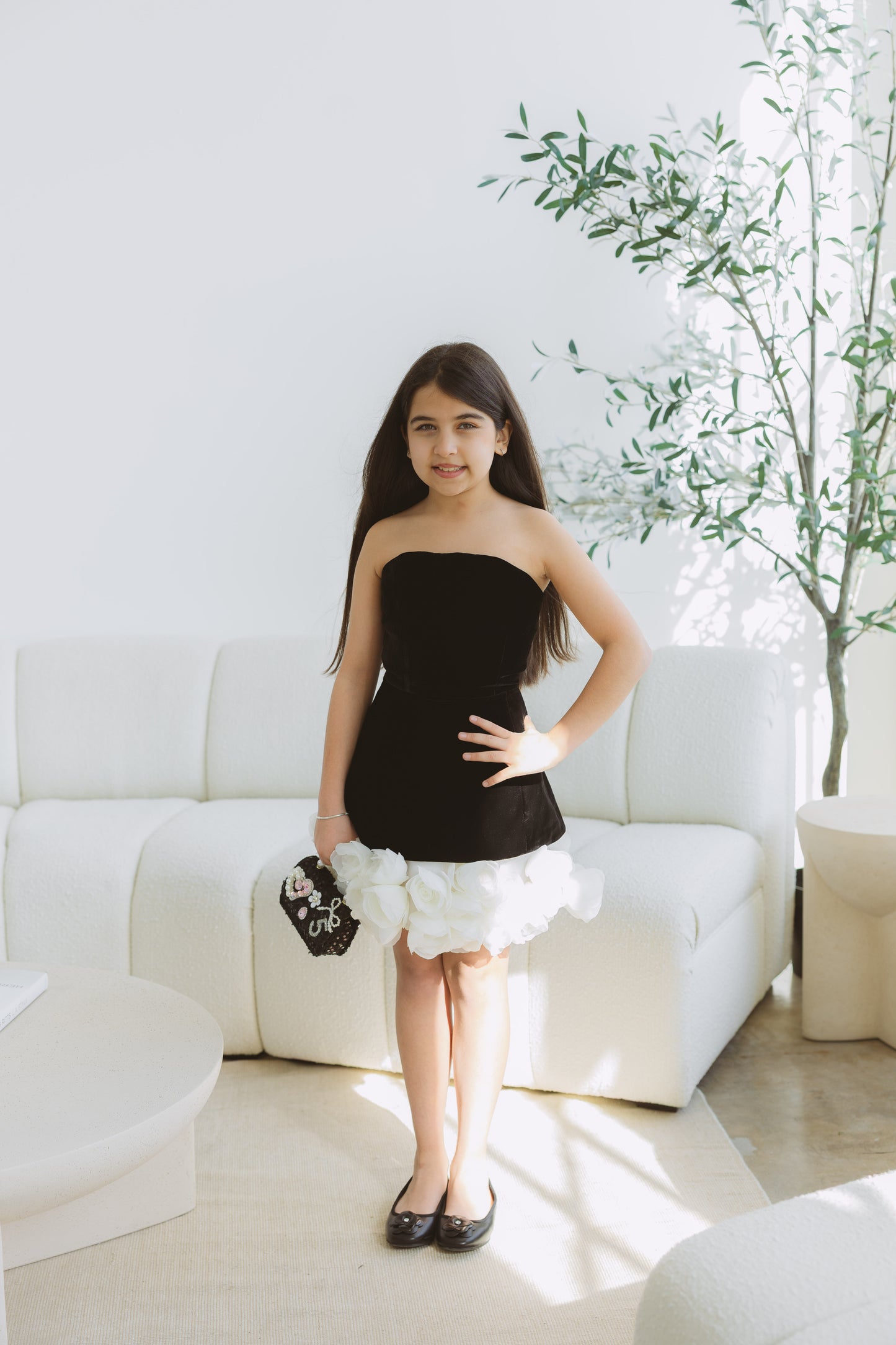 NEW!!! Tina Mur Little Black Rose Dress