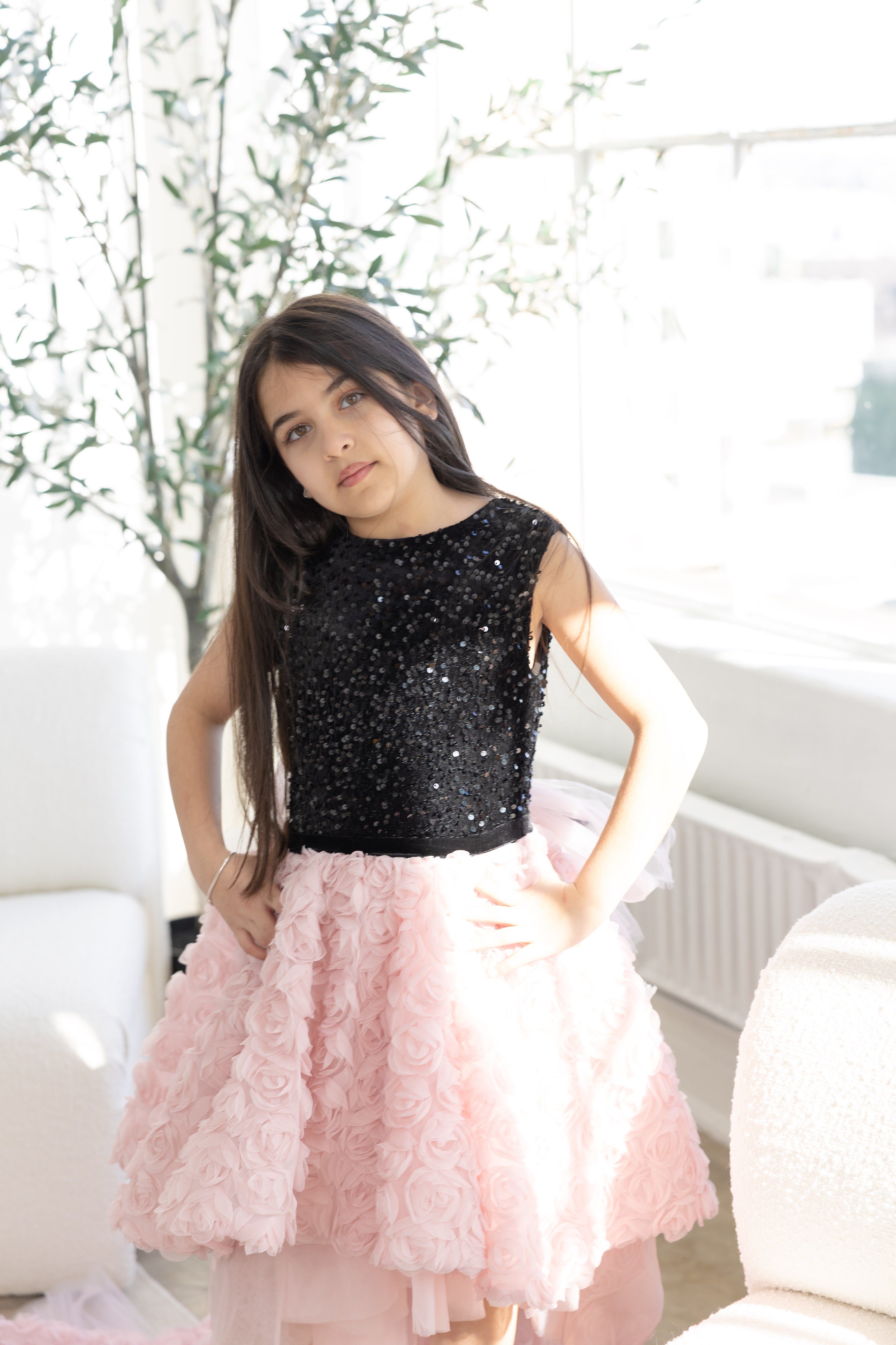 NEW!!! BlackPink Sparkly Rose Dress