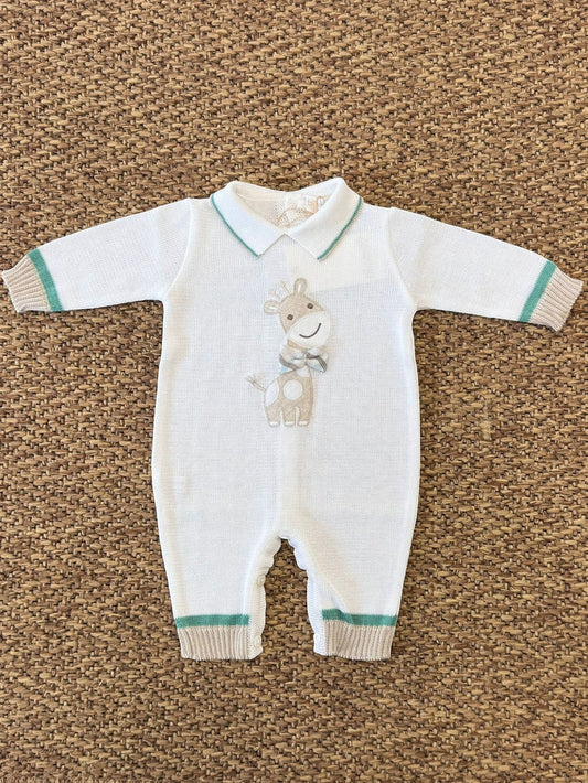 Bimbalo Little Giraffe Knit Romper