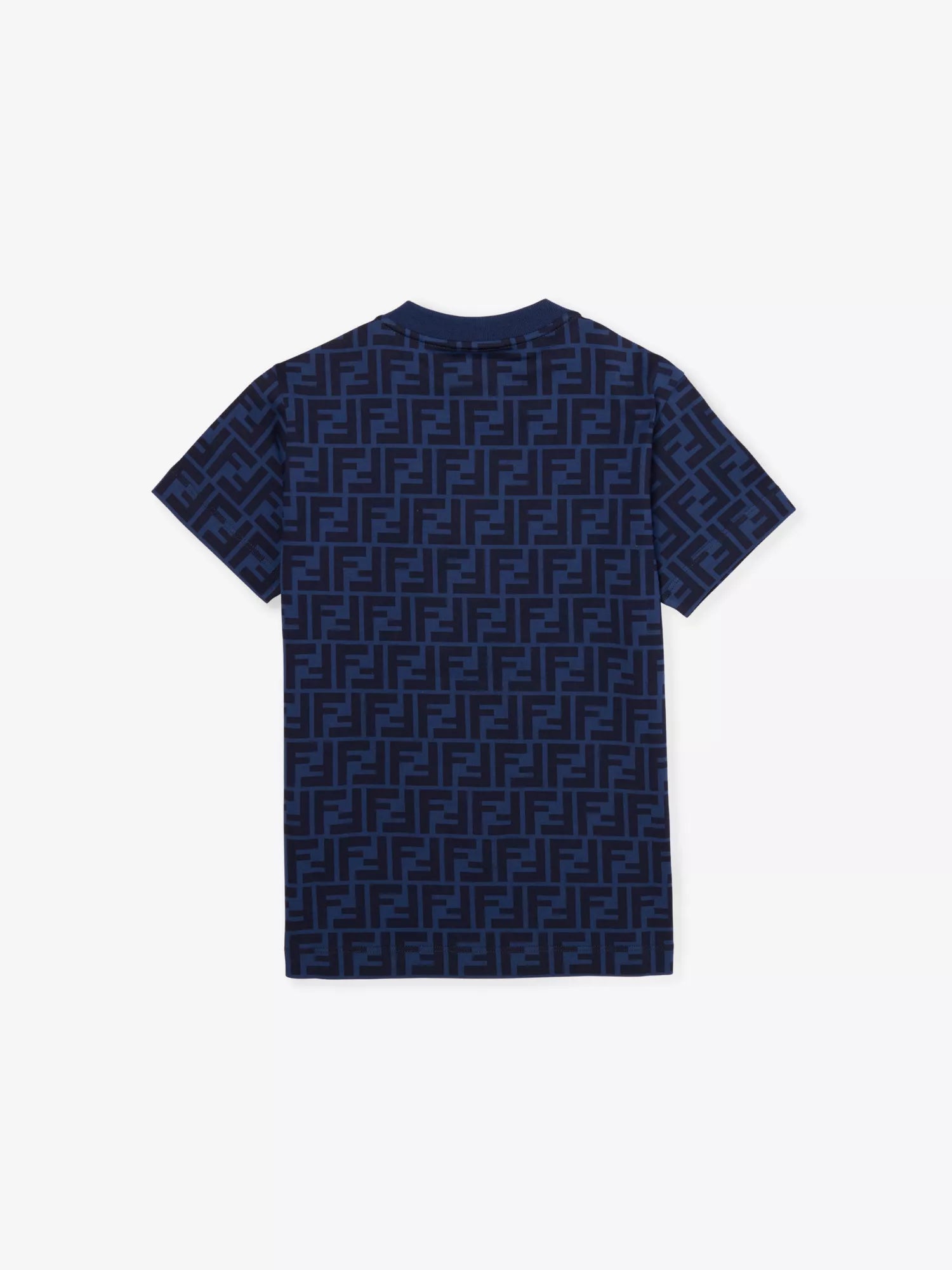 NEW!!! FENDI FF-monogram short-sleeve cotton-jersey T-shirt