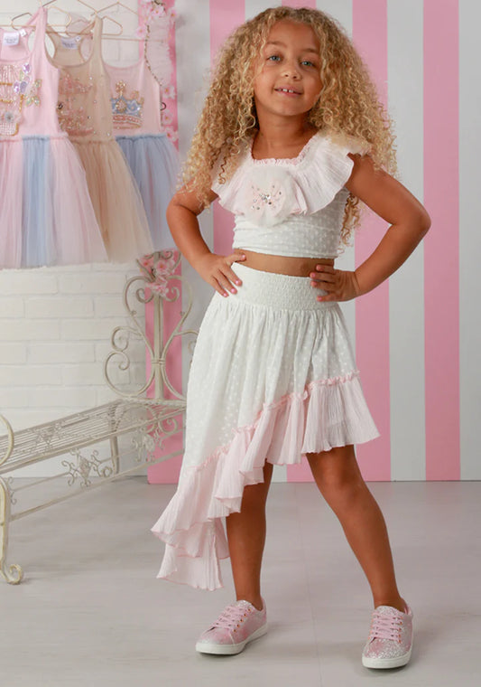 Atley White Pink Set