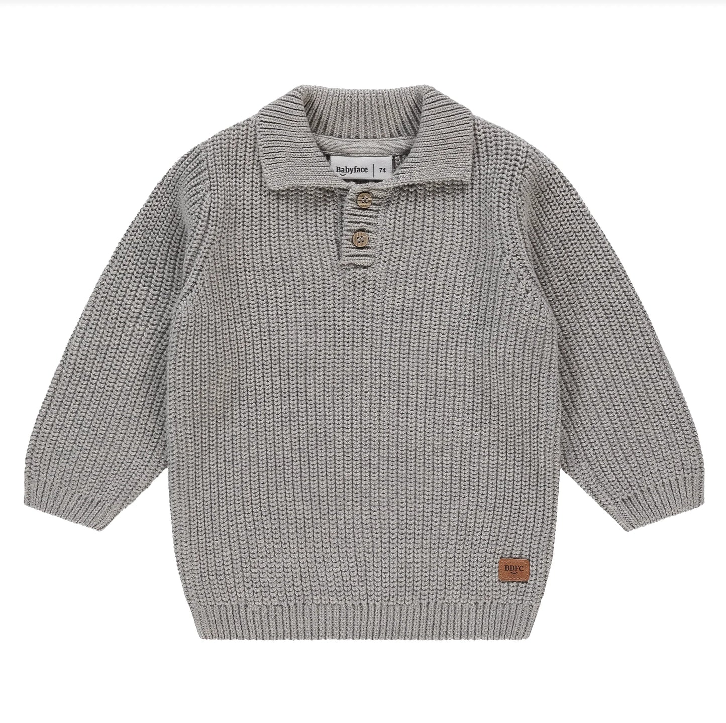 NEW!! BabyFace - Grey Melange Sweater