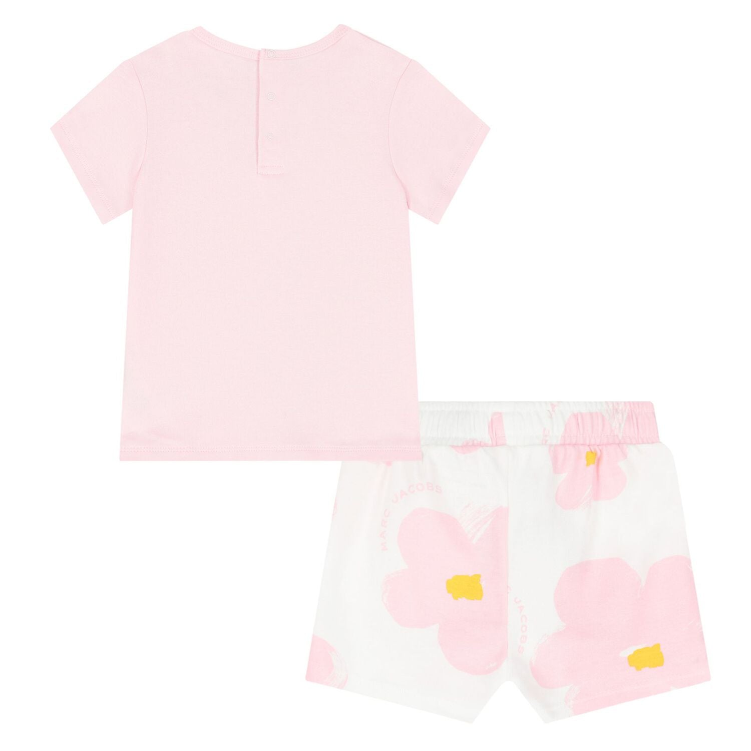 NEW!! MARC JACOBS Younger Girls Pink Logo Shorts Set