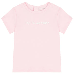 NEW!! MARC JACOBS Younger Girls Pink Logo Shorts Set