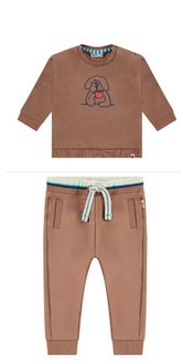 NEW!  BabyFace  Caramel Sweatshirt&Sweatpants Set