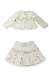 NEW!    DOE A DEAR  The Gracie Jacket&Skirt Set