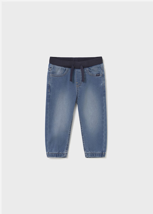 Mayoral - Baby Denim Jogger Pants