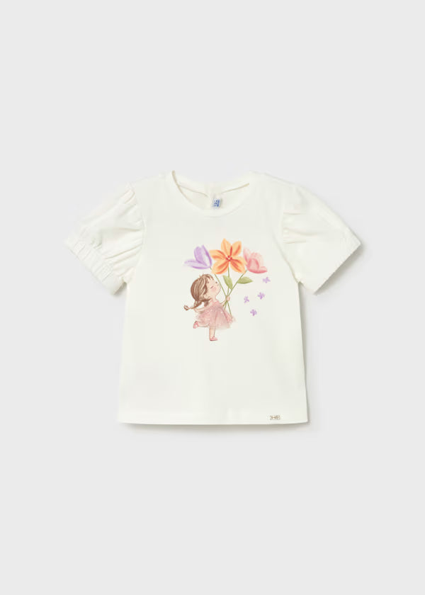 Mayoral - Baby Doll Graphic T-Shirt