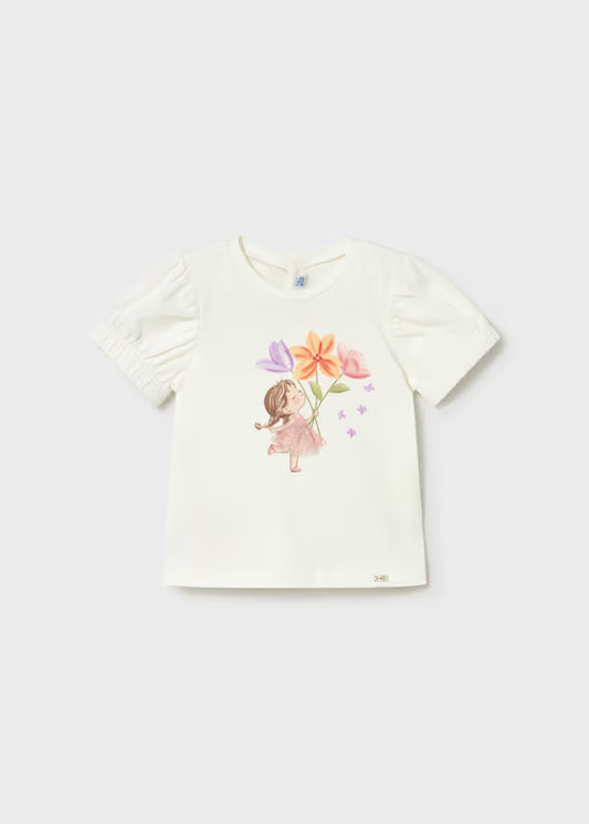 Mayoral - Baby Doll Graphic T-Shirt