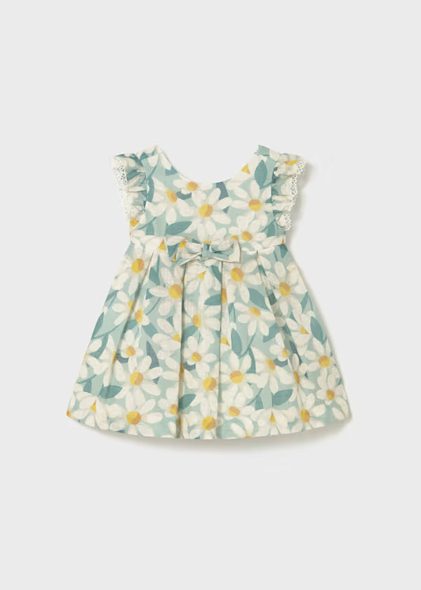 Mayoral - Baby Floral Print Ruffled Dress