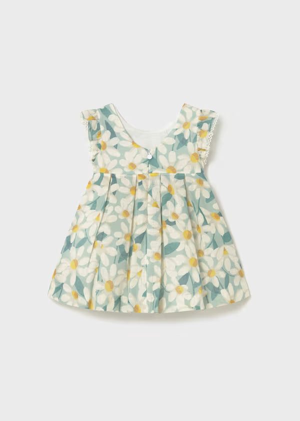 Mayoral - Baby Floral Print Ruffled Dress