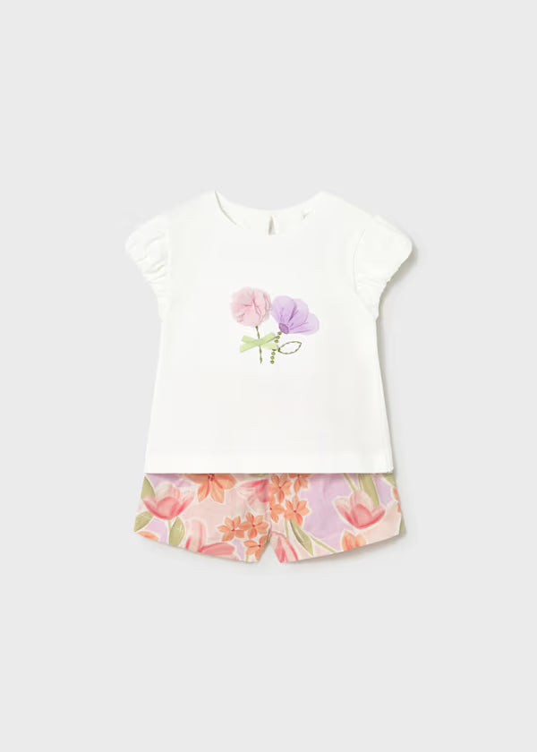 Mayoral 1213 Floral Set 12m