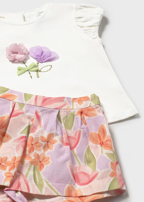 Mayoral 1213 Floral Set 12m