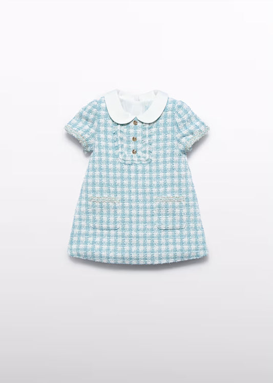 NEW!! Abel & Lula - Baby Girl Lurex Plaid Dress