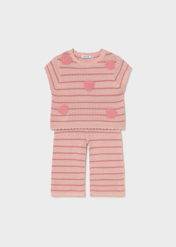 Mayoral - Baby Pants and Heart Top Set