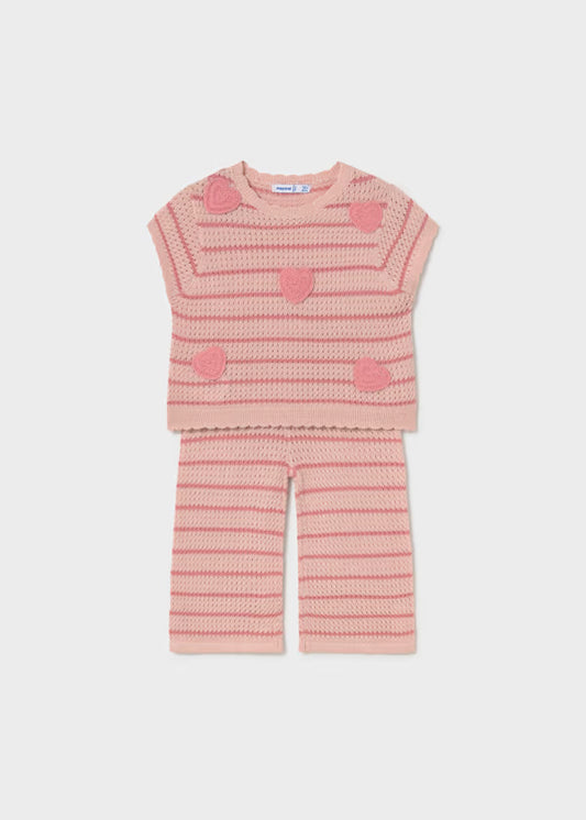 Mayoral - Baby Pants and Heart Top Set