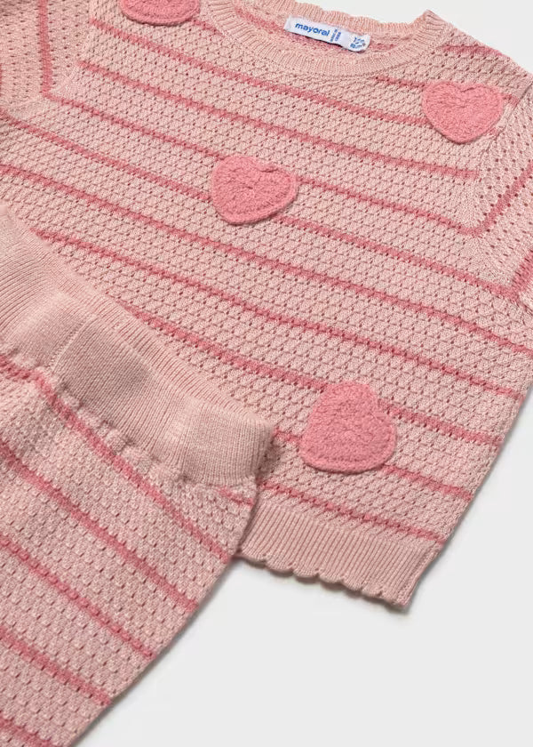 Mayoral - Baby Pants and Heart Top Set