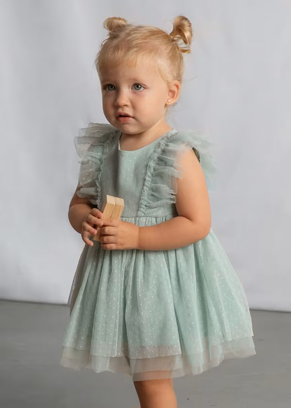 Mayoral - Baby Tulle Dress with Headband