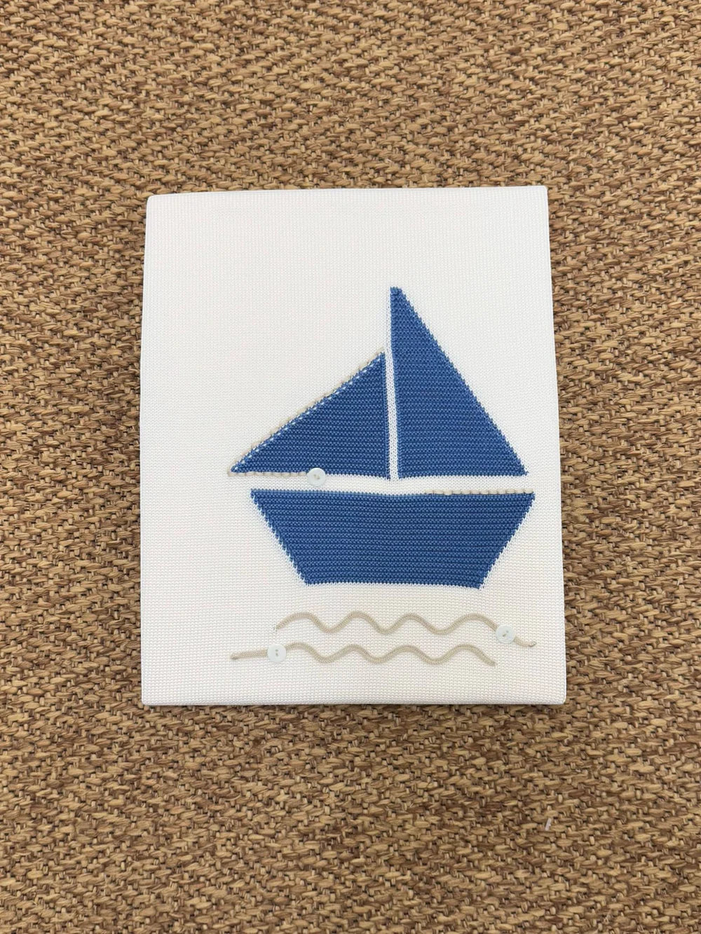BIMBALO Cotton Boat logo Blanket