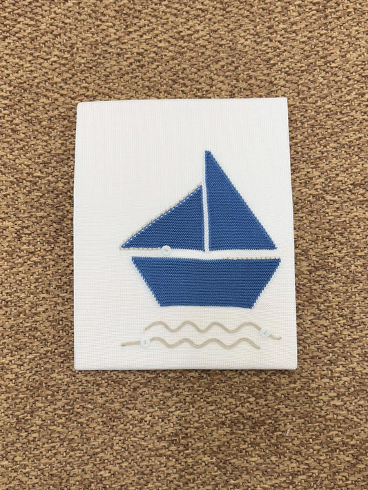 BIMBALO Cotton Boat logo Blanket