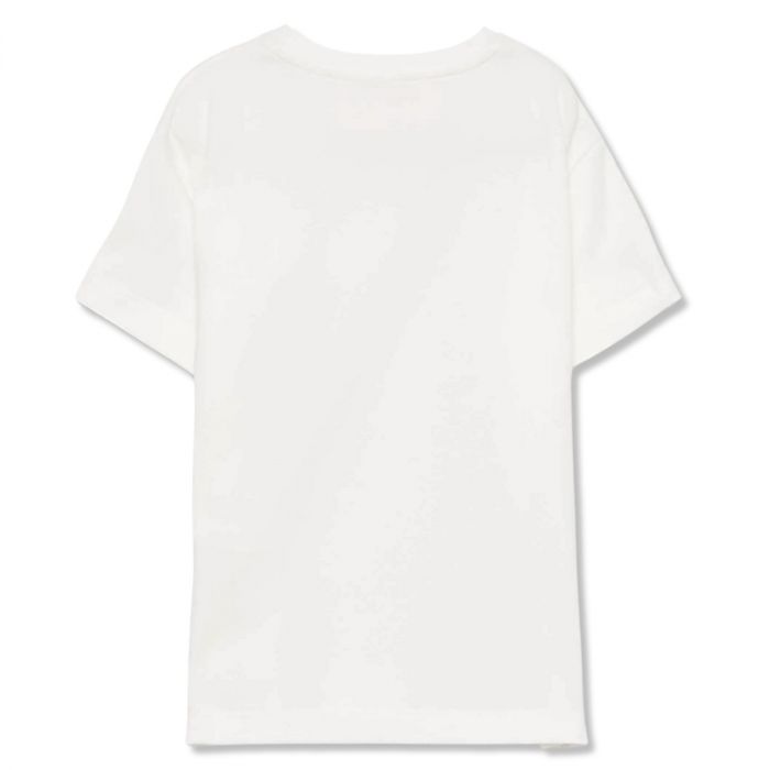 NEW!!  Miss Blumarine Girl White floral-applique T-shirt