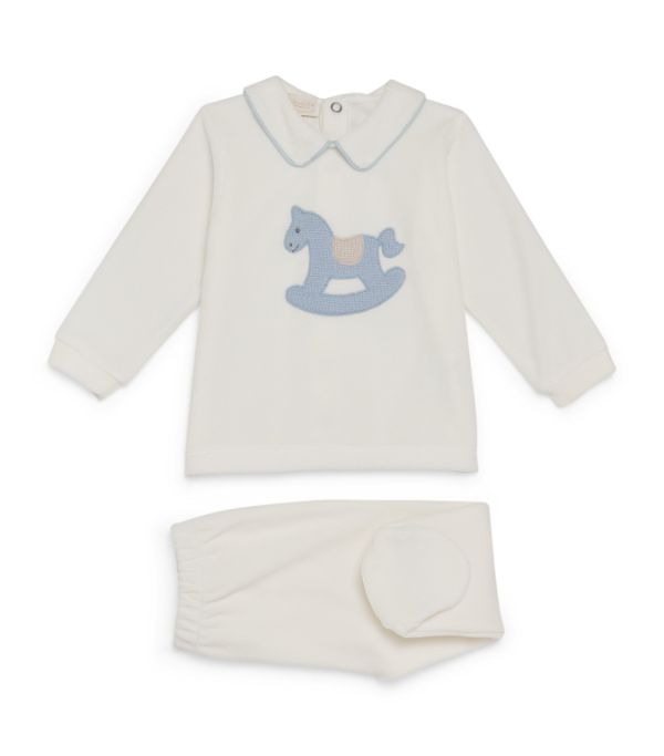 NEW!   Bimbalo  Rocking Horse T-Shirt and Tights Set