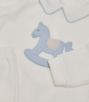 NEW!   Bimbalo  Rocking Horse T-Shirt and Tights Set