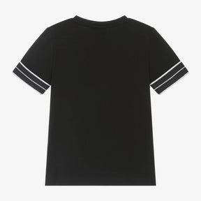 NEW!     BOSS Boys Black Cotton T-Shirt