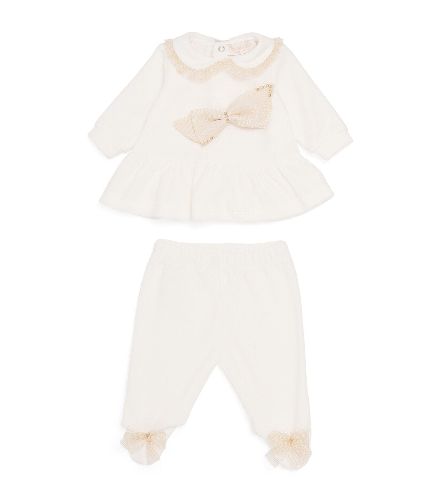 Bimbalo Bow-Detail Top and Leggings Set