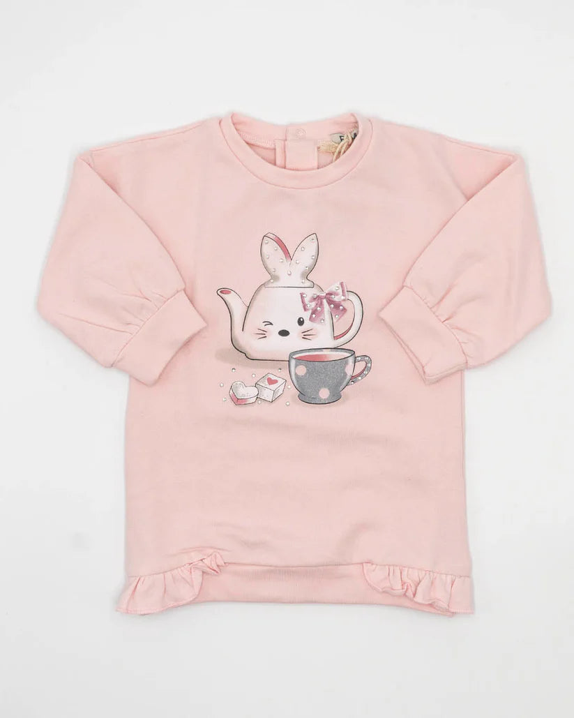 EMC 2-piece fleece set with polka dot leggings