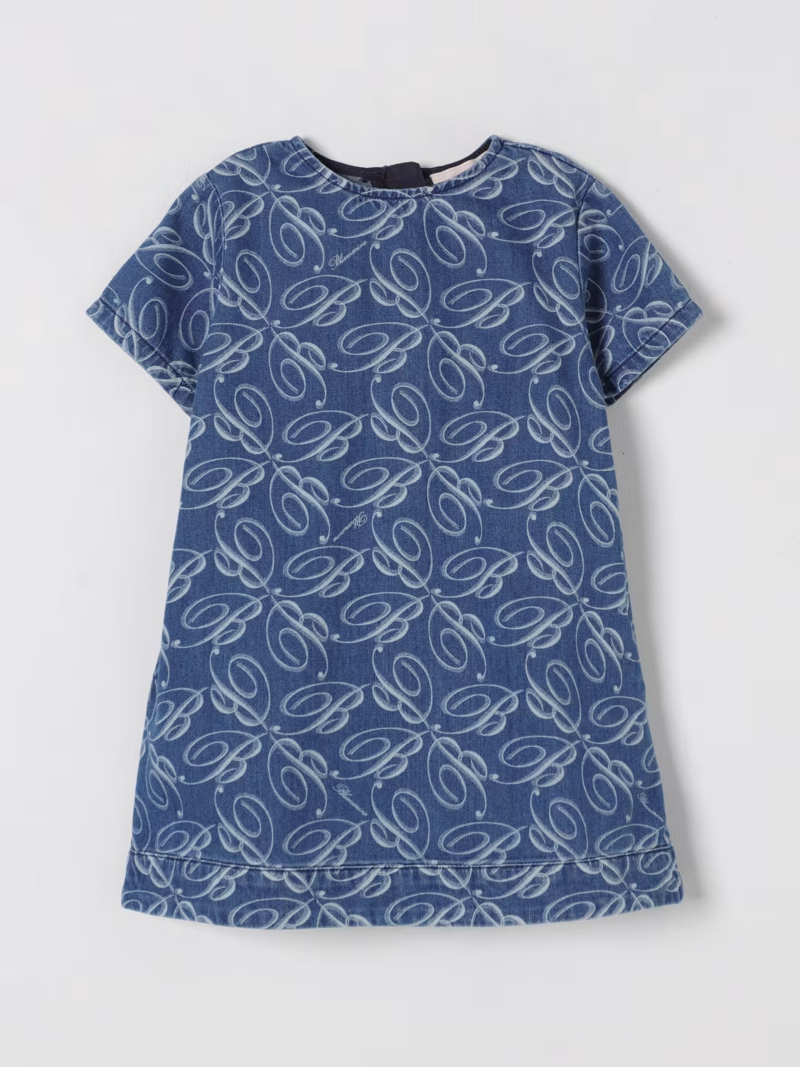 MISS BLUMARINE Kids Denim Dress