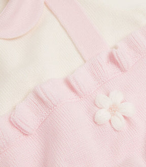 Bimbalo Knitted Flowers Playsuit