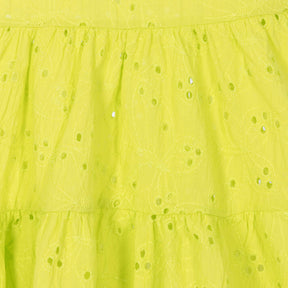 EMC Girls Green Broderie Anglaise Butterfly Dress
