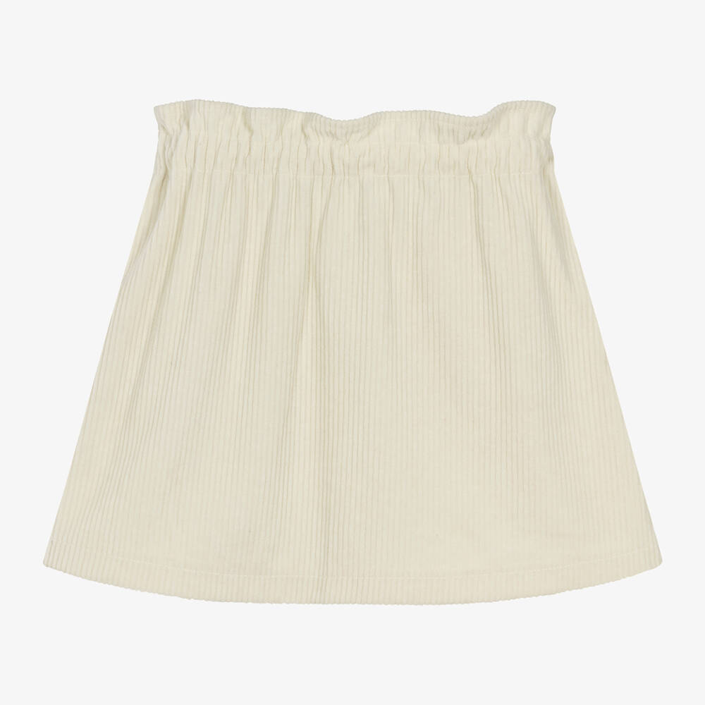 EMC Girls Ivory Corduroy Skirt