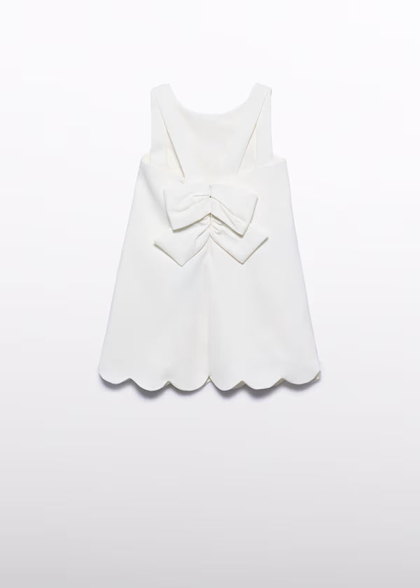 Abel& Lula 5055 White Flower Dress 5