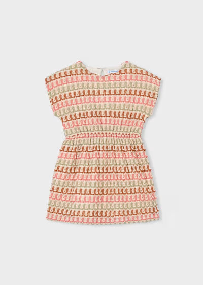 Mayoral - Girl Crochet Multicolor Dress