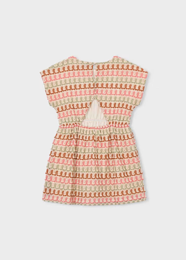 Mayoral - Girl Crochet Multicolor Dress