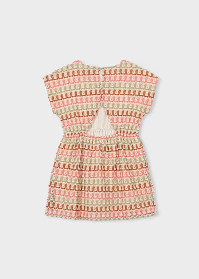 Mayoral - Girl Crochet Multicolor Dress