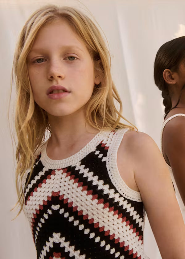 Abel & Lula - Girl Crochet Pants and Top Set