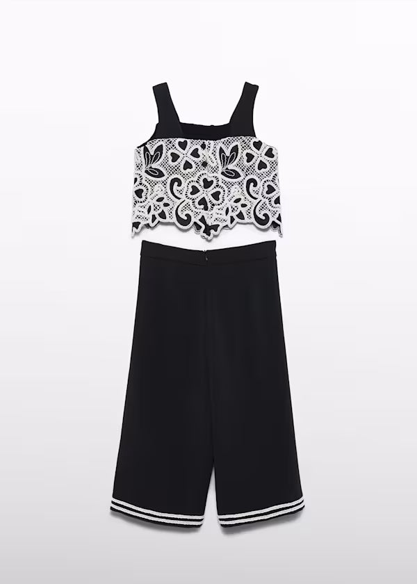 Abel & Lula - Girl Culotte Pants and Top Set