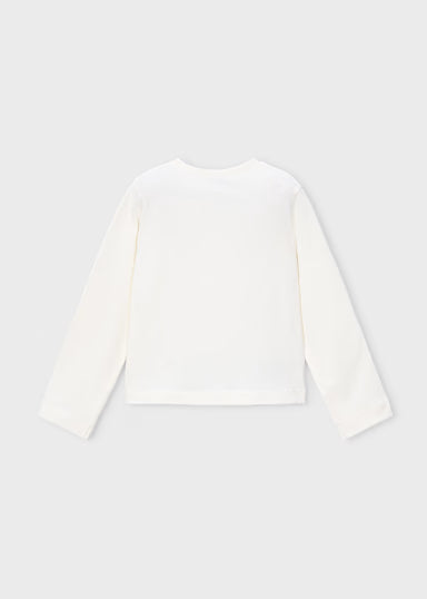 Mayoral - Girl Doll T-Shirt With Green Bow